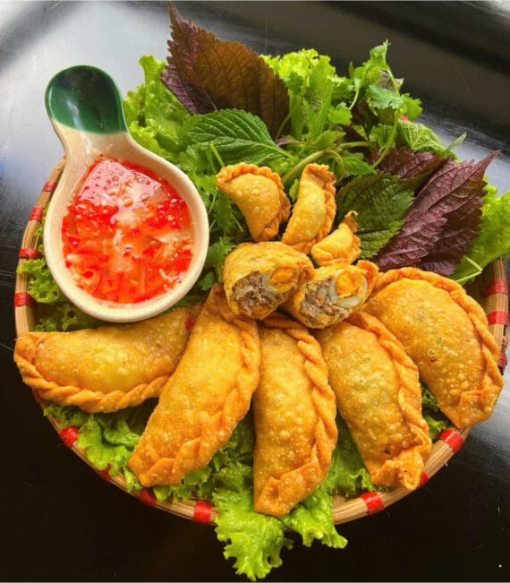 Bánh Gối Hà Nội kèm nước chấm (set 8 bánh)