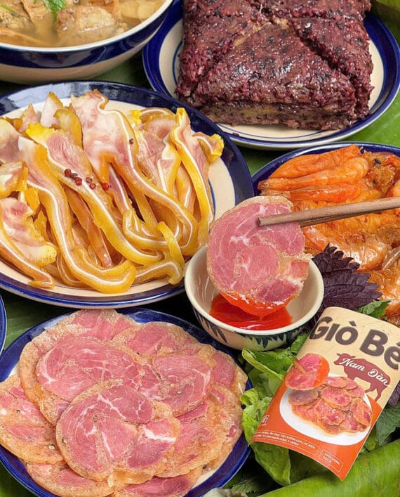 Giò Bê/Giò Me đặc biệt chuẩn vị Nghệ An