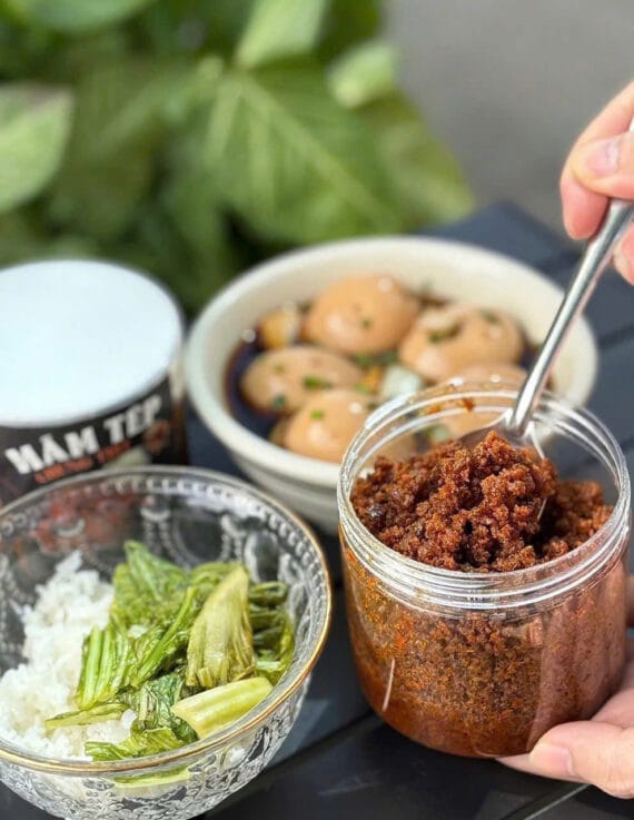 Thịt Chưng Mắm Tép Hà Nội
