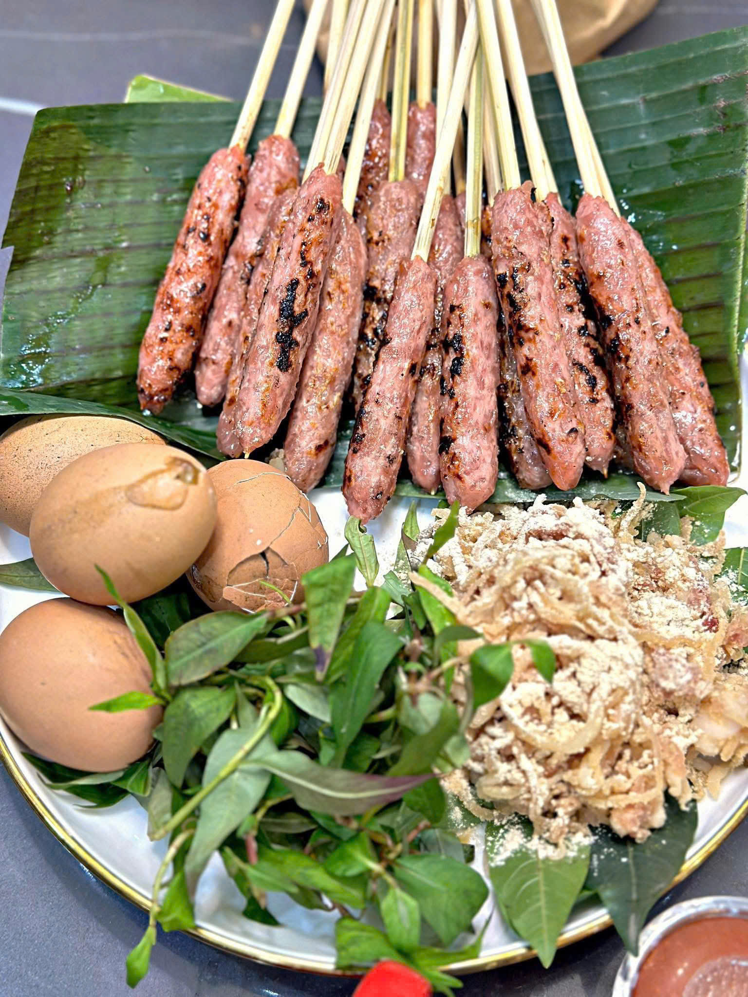 Nem Chua Nướng Ấu Triệu Hà Nội