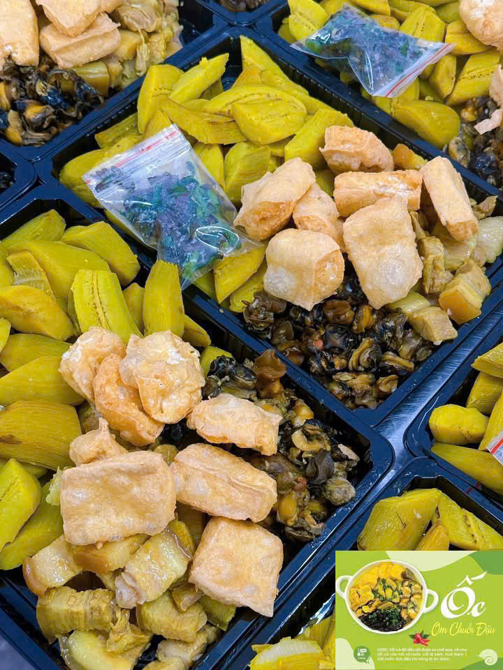 SET Ốc Om Chuối Đậu Hà Thành