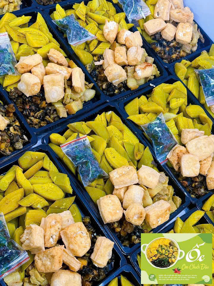 SET Ốc Om Chuối Đậu Hà Thành