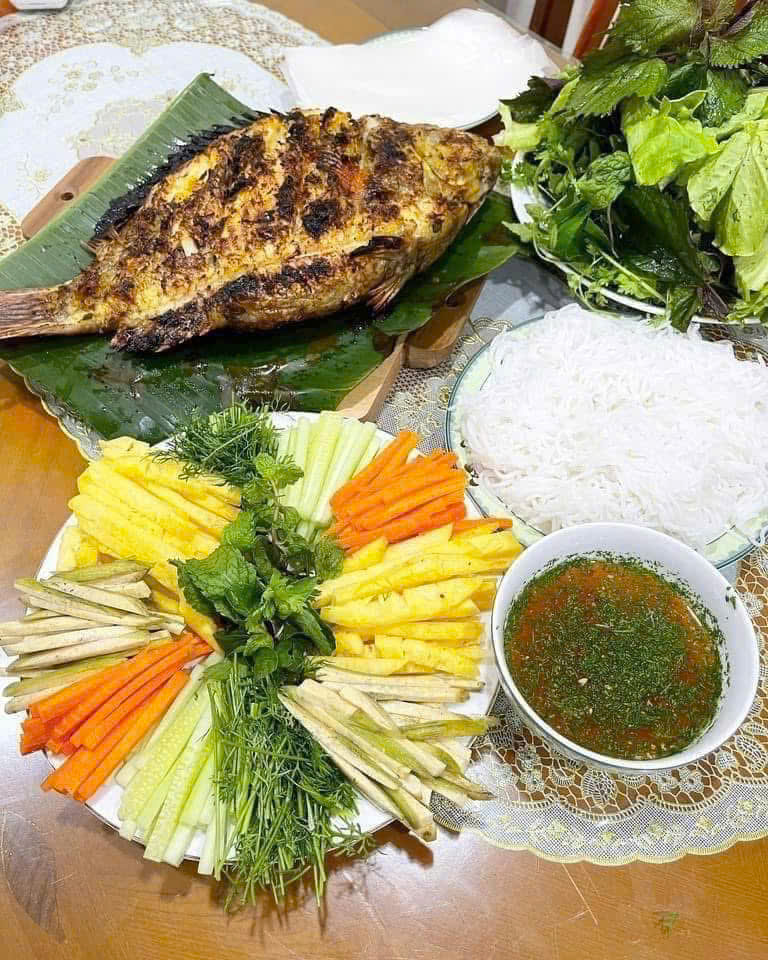 Cá Suối Nướng Tây Bắc