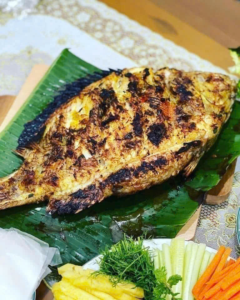 Cá Suối Nướng Tây Bắc